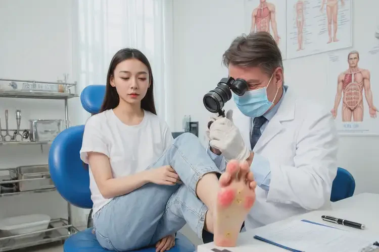 女性腳上長濕疹可不可以徹底自愈(圖1)