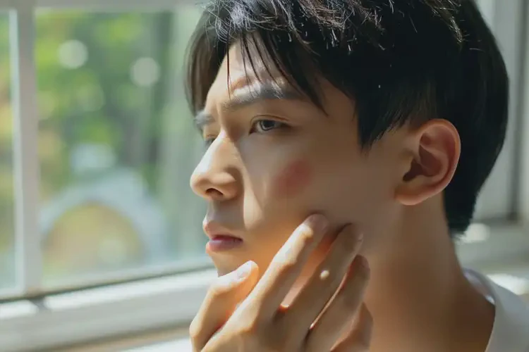 青年人臉上起濕疹不管它會(huì)自己好嗎(圖2)