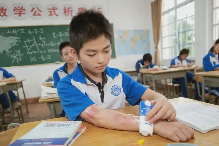 中學生身上長濕疹能靠自己自愈嗎(圖3)