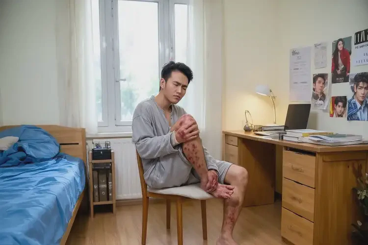 大學生小腿長濕疹可不可以徹底自愈(圖2)