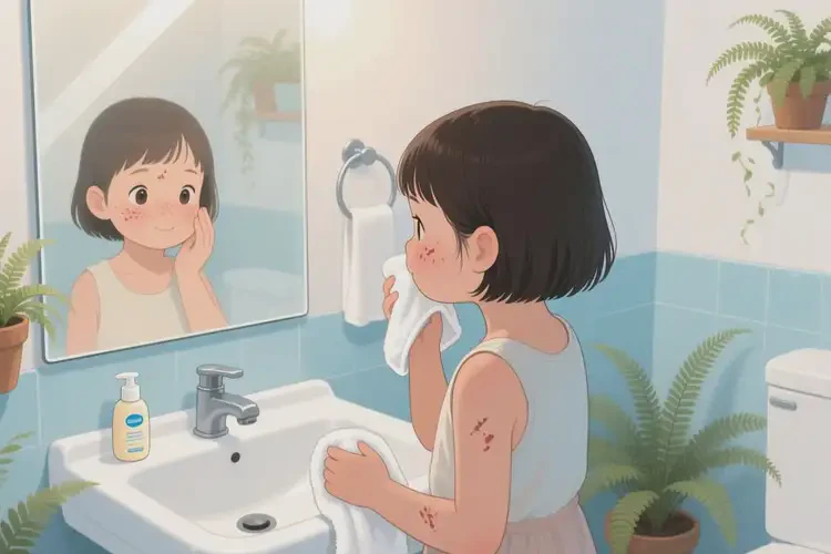 少兒臉上出現(xiàn)濕疹能徹底自愈嗎(圖2)