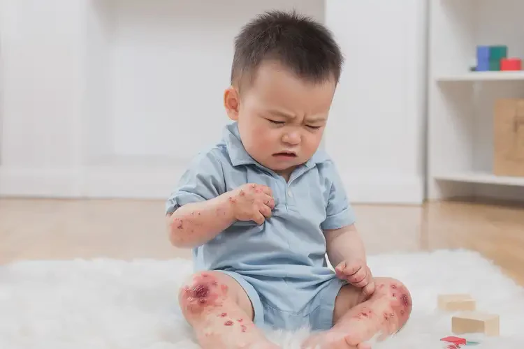 幼兒小腿上容易長濕疹不管它會自己自愈嗎(圖3)