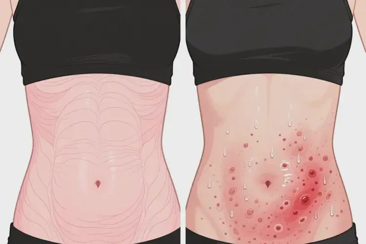 青年人肚子容易長濕疹不管它會自己好嗎(圖3)