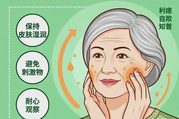 老年人臉上出現(xiàn)濕疹可不可以徹底自愈(圖2)