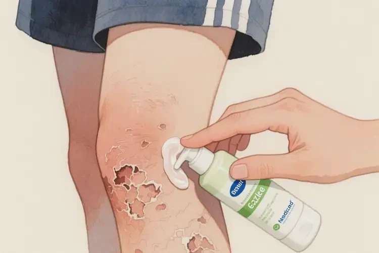 中學(xué)生小腿容易起濕疹能不能徹底自愈(圖3)