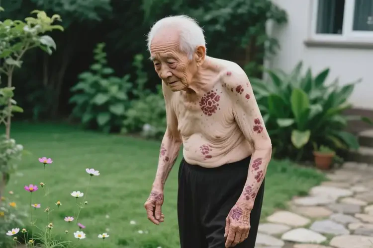 老人全身有濕疹不管它會(huì)自己痊愈嗎(圖1)