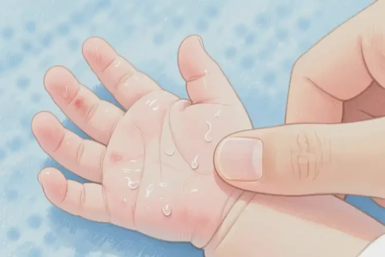 新生兒身上容易長濕疹不管它會自己好嗎(圖3)