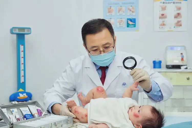 嬰兒腳上長濕疹能徹底自愈嗎(圖2)