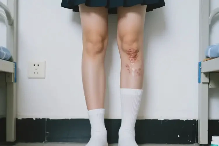 大學生小腿出濕疹可以徹底自愈嗎(圖1)