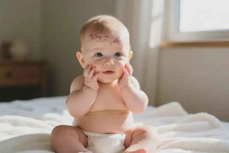 嬰幼兒面部偶爾長(zhǎng)濕疹不管它會(huì)自己痊愈嗎(圖3)