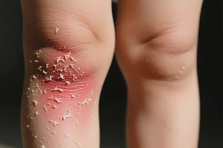 小兒小腿偶爾起濕疹可以徹底自愈嗎(圖3)