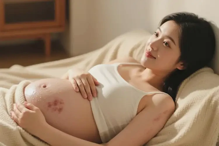 孕婦肚子上偶爾起濕疹可以徹底自愈嗎(圖3)