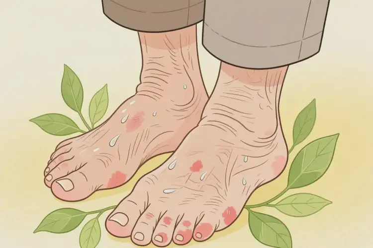 高龄老人脚上经常长湿疹不管它会自己自愈吗(图4)