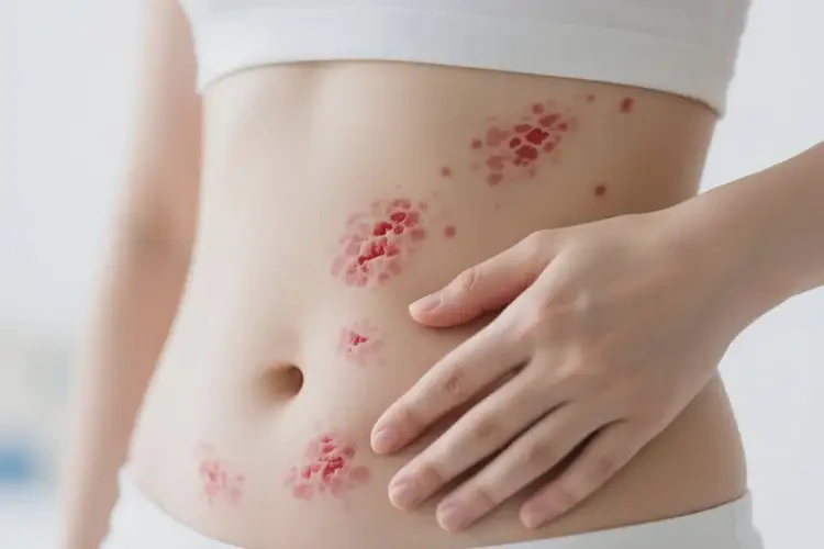 女性肚子上有湿疹能彻底自愈吗(图3)