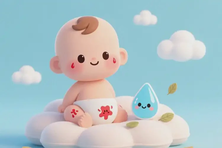 新生兒屁股上偶爾起濕疹不管它會(huì)自己痊愈嗎(圖1)