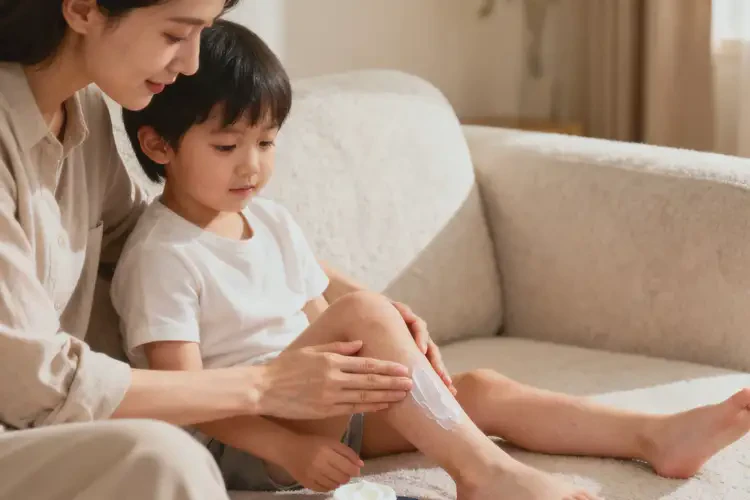 少兒小腿出濕疹不管它會(huì)自己好嗎(圖3)