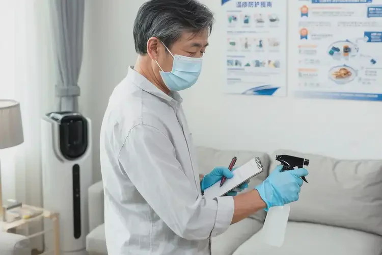 男性脖子上容易起濕疹不管它會(huì)自己自愈嗎(圖1)