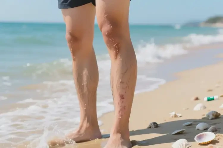 男生大腿有濕疹不管它會(huì)自己自愈嗎(圖2)