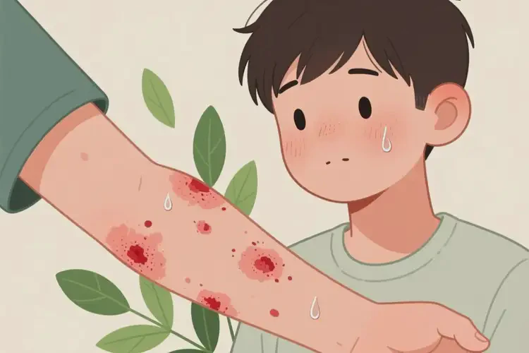 男生手臂容易長濕疹不管它會自己痊愈嗎(圖3)