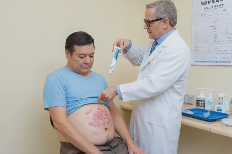 男性肚子上容易起濕疹可以徹底自愈嗎(圖3)