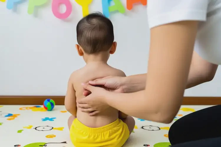 少兒屁股上有濕疹不管它會自己好嗎(圖1)