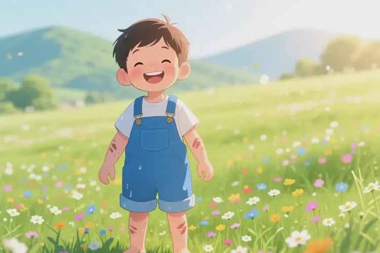 兒童四肢有濕疹不管它會(huì)自己痊愈嗎(圖1)