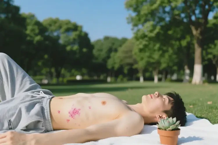 男生肚子有濕疹可以徹底自愈嗎(圖1)