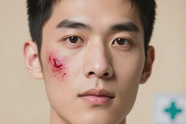 男性臉上容易長濕疹不管它會自己自愈嗎(圖4)