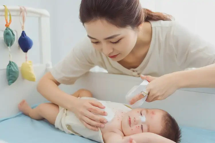 寶寶脖子起濕疹不管它會自己自愈嗎(圖3)