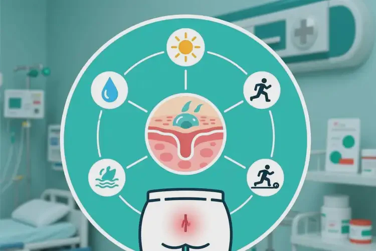 老人屁股上經(jīng)常長濕疹不管它會自己自愈嗎(圖1)