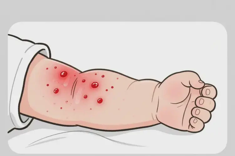 嬰幼兒手臂上偶爾長濕疹可不可以徹底自愈(圖1)