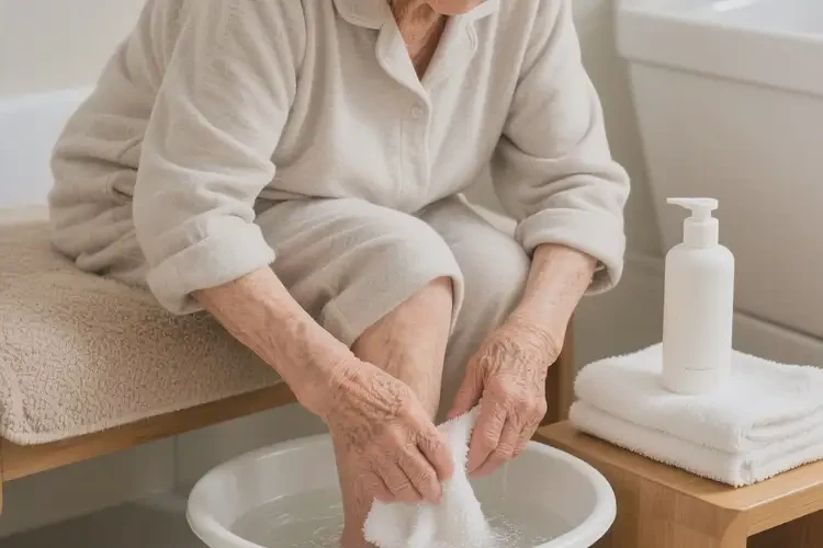 老人大腿起濕疹不管它會(huì)自己好嗎(圖1)