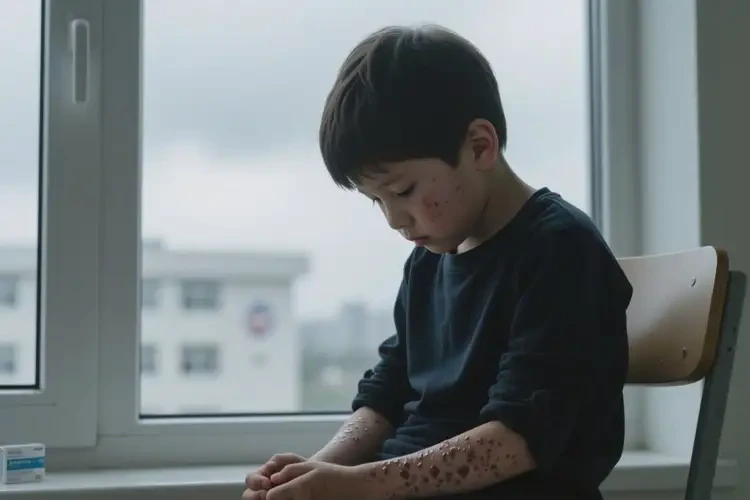 孩子全身經(jīng)常起濕疹不管它會自己自愈嗎(圖1)