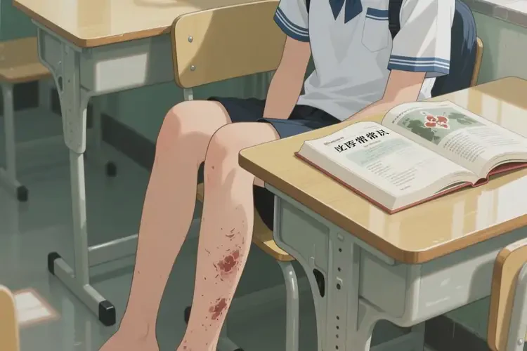 大學(xué)生小腿偶爾長(zhǎng)濕疹不管它會(huì)自己痊愈嗎(圖2)