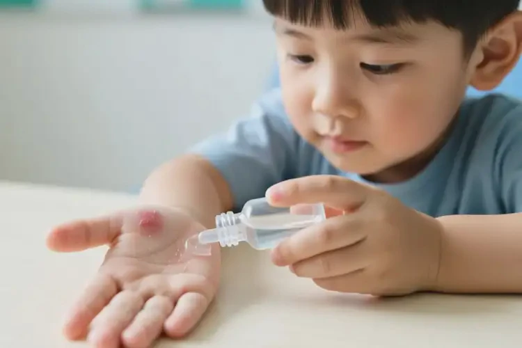 孩子手上出濕疹能夠徹底治愈嗎(圖2)