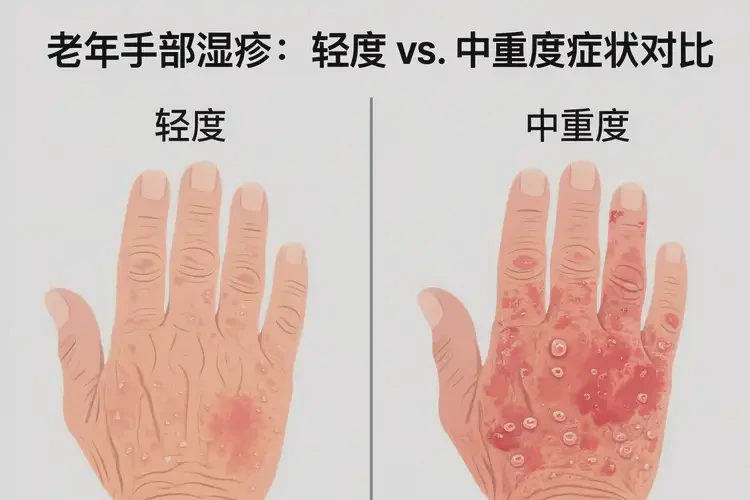 老人手上容易起濕疹可以徹底自愈嗎(圖2)