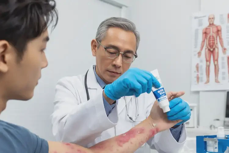 男性手臂上容易长湿疹不管它会自己好吗(图1)