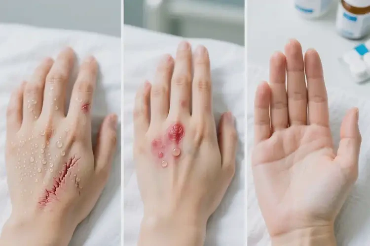 女人手上有濕疹不管它會(huì)自己痊愈嗎(圖2)