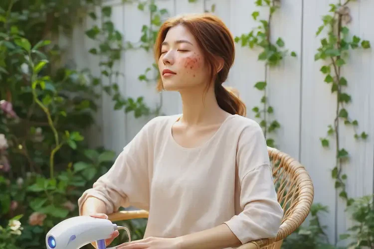 女生臉上有濕疹可不可以徹底自愈(圖1)