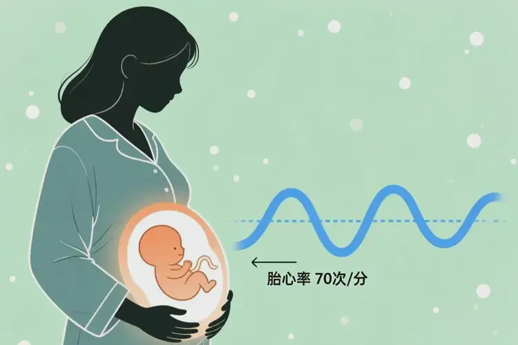 懷孕二個(gè)月胎心率70左右怎么回事(圖3)