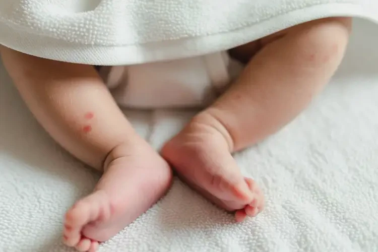 新生兒四肢容易起濕疹不管它會(huì)自己好嗎(圖1)