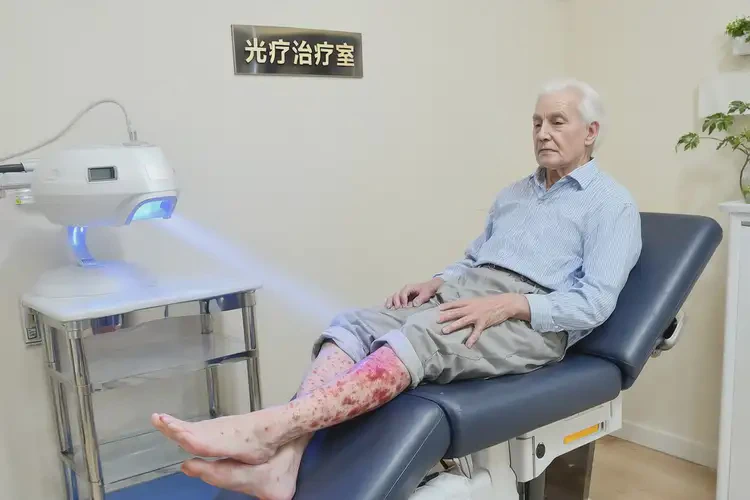 老人小腿長濕疹不管它會自己好嗎(圖1)