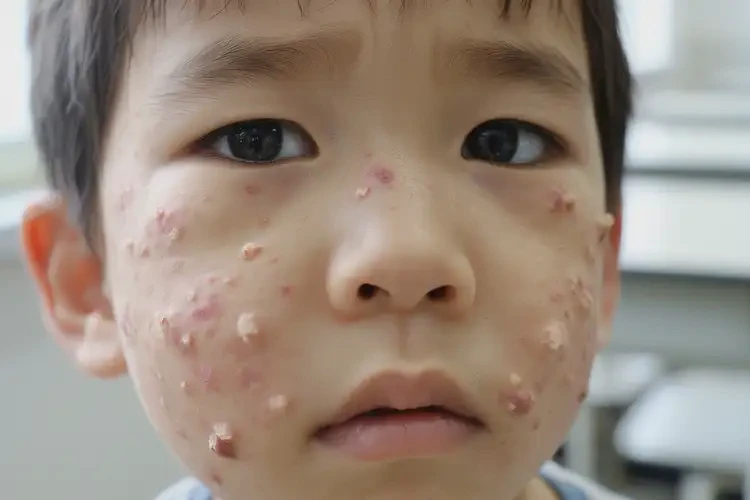 小學(xué)生臉上經(jīng)常起濕疹不管它會(huì)自己痊愈嗎(圖4)