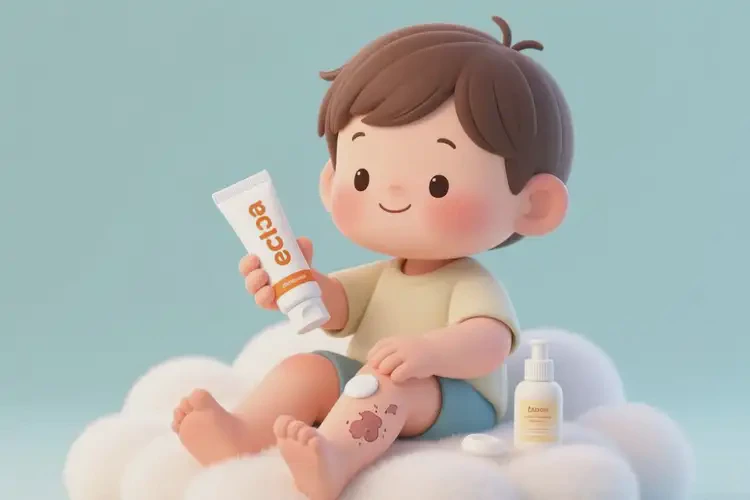 孩子大腿上有濕疹不管它會(huì)自己痊愈嗎(圖3)