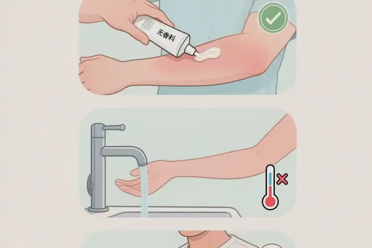 青年人手臂上出現(xiàn)濕疹不管它會(huì)自己好嗎(圖2)