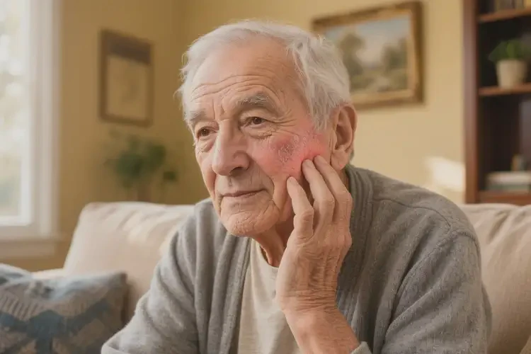 高齡老人面部偶爾起濕疹能不能徹底自愈(圖4)