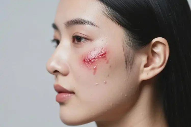 女人面部经常长湿疹不管它会自己自愈吗(图2)