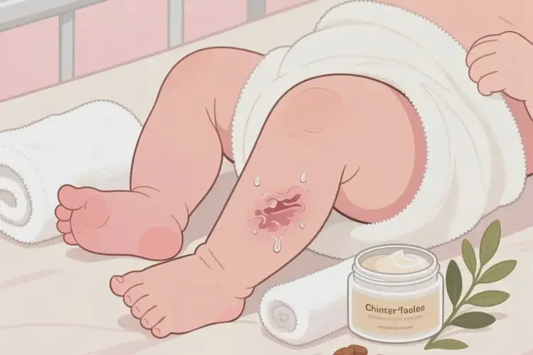 新生儿大腿容易长湿疹可以彻底自愈吗(图3)