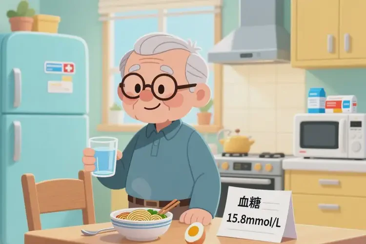 老年人晚餐血糖15點8意味著什么(圖1)