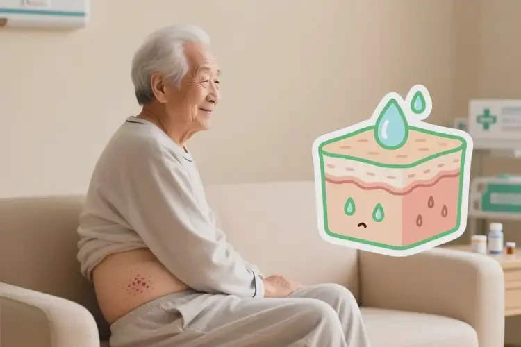 高齡老人屁股上出濕疹不管它會(huì)自己好嗎(圖4)